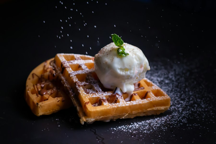 Dondurmalı waffle